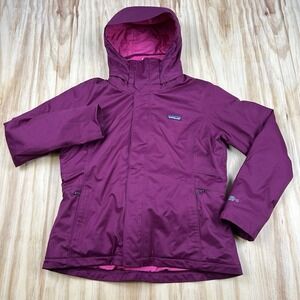 Patagonia Women's Large Purple H2No Snow Jacket Ski Snowboard Winter Outdoor